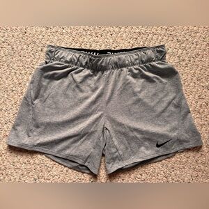 Nike Pro Shorts. Light gray. Size S.